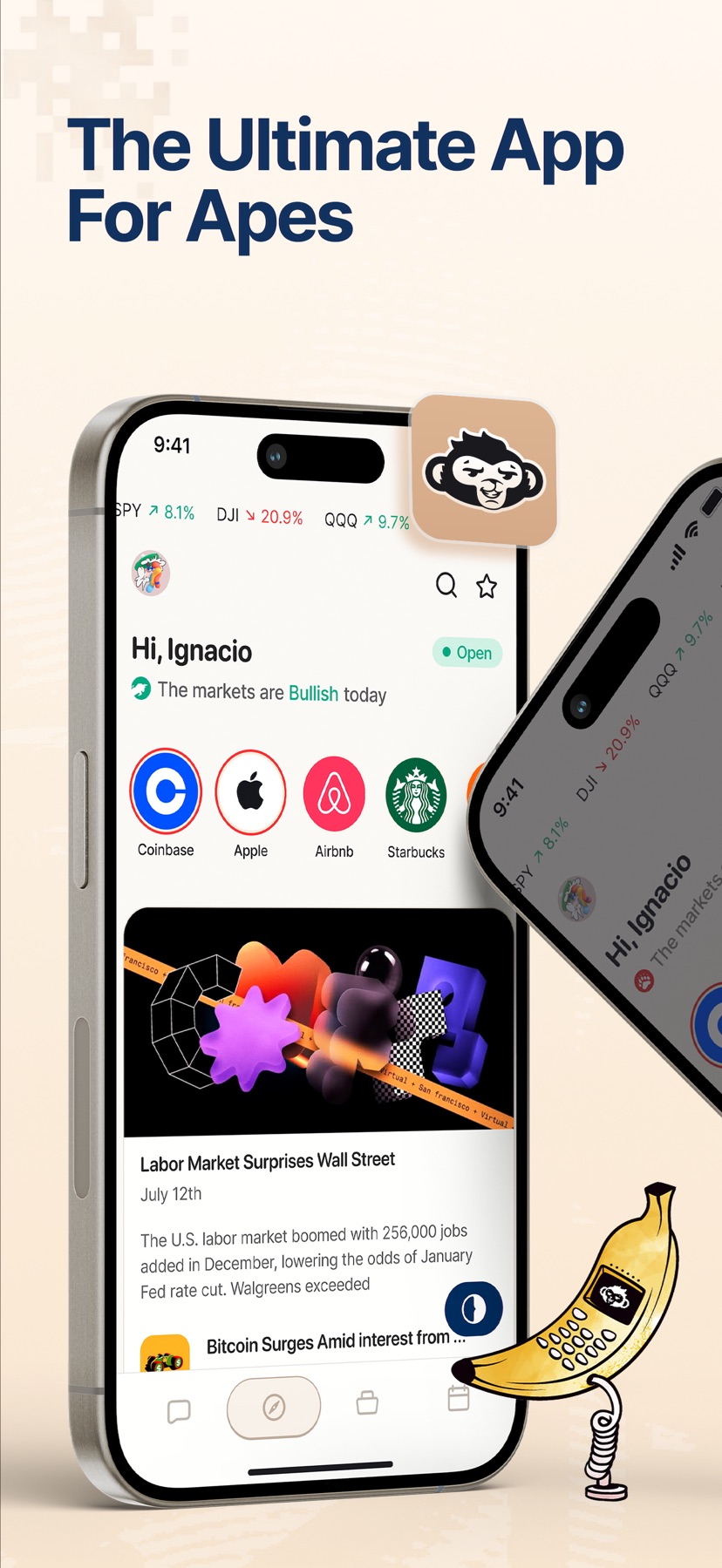 Ape AI iOS — AI Chat and analysis screen